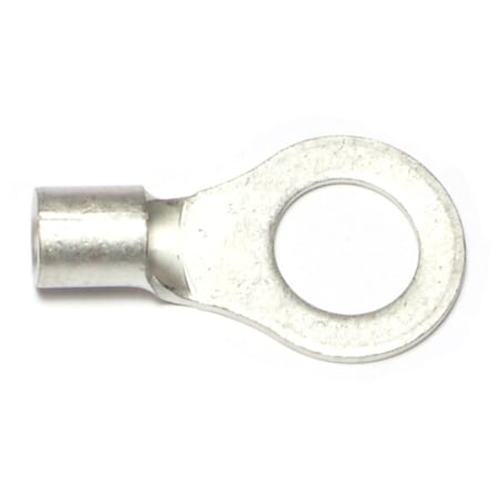 Midwest Fastener Ring Terminal, 8 AWG, Bare Insulated, 8 PK 66987